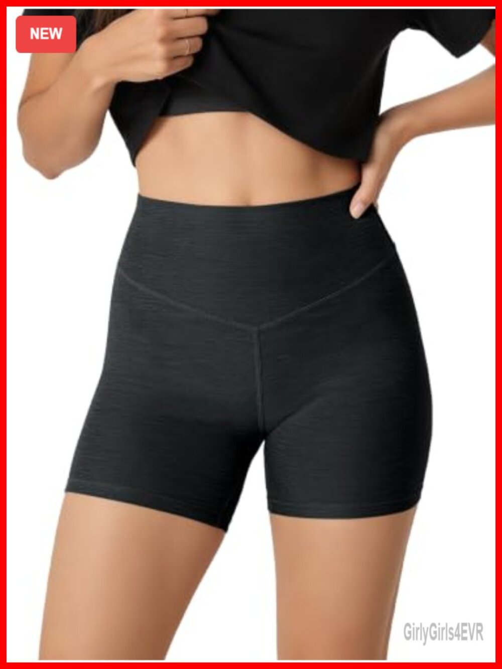 ODODOS Women's Performance Biker Shorts 4" Inseam High Waist Yoga Workout Shorts
